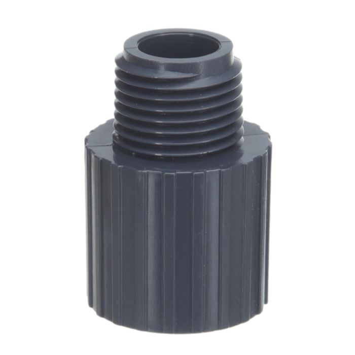 247Garden SCH80 PVC 1/2" Male Adapter for Schedule-80 High Pressure Liquid/Chemical Pipe Fitting (Socket x MPT-Threaded) main product photo