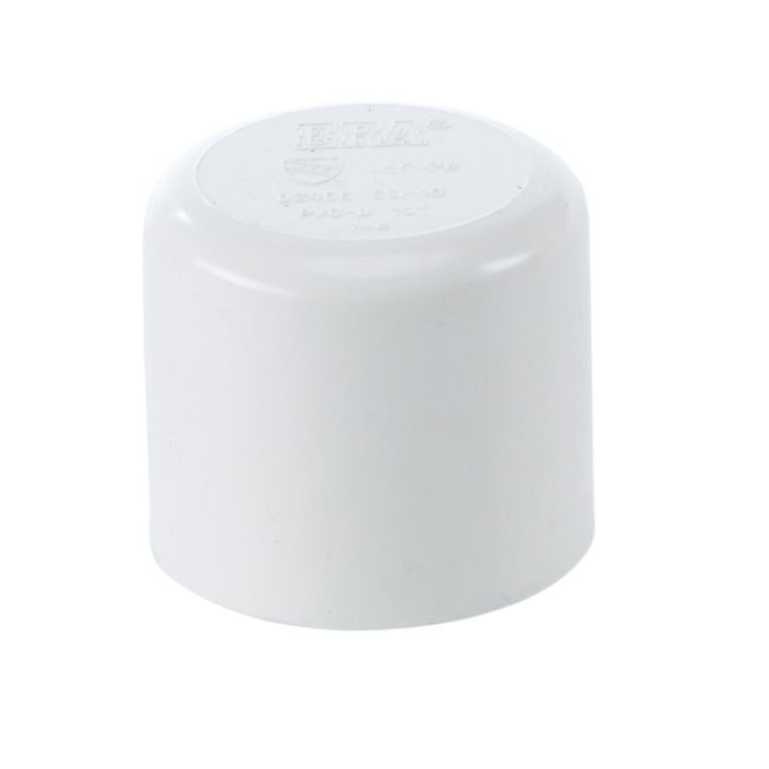 247Garden SCH40 PVC 1/2" End Cap/End Plug NSF Pipe Fitting main product photo