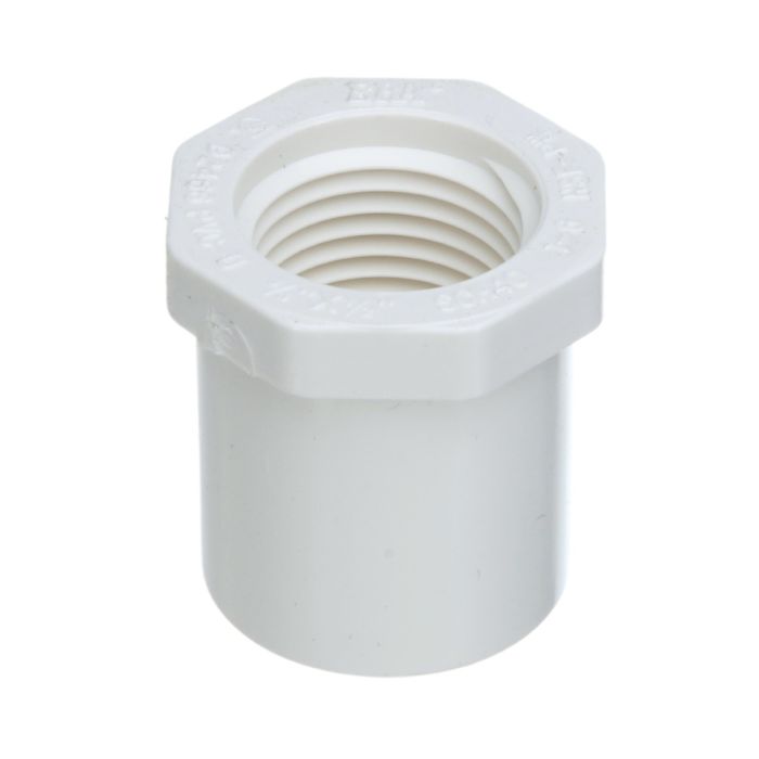 247Garden SCH40 PVC 3/4"x1/2" Female Reducing Ring NSF Pipe Fitting main product photo