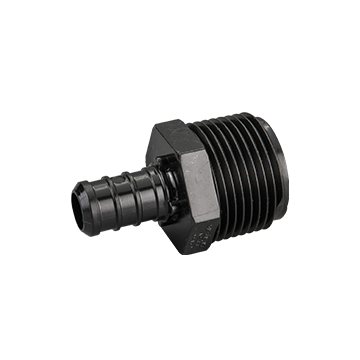 247Garden 1/2" x 3/4" PEX x MPT Male Adapter, ASTM F2159 Crimp Fitting NSF-Certified