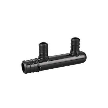 247Garden Manifold 3/4" Inlet, 1/2" Outlet, 2-Port Closed, PPSU ASTM F2159 PEX Fitting