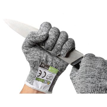 247Garden Cut-Resistent Cooking/Kitchen/Garden Gloves (Food-Graded, Fiberglass Material)