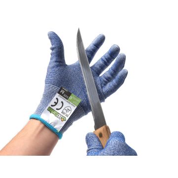 247Garden Level-D Cut-Resistant Stainless Steel-Wire Gloves (Pair, Food-Graded, Large)