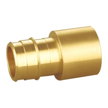 247Garden 1 in. PEX-A x 1 in. Male Sweat Copper Adapter (NSF Lead Free Brass F1960 PEX Cold Expansion Fitting)