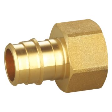 247Garden 3/4 in. PEX-A x 1/2 in. NPT Female Adapter (NSF Lead Free Brass F1960  PEX Cold Expansion Fitting)