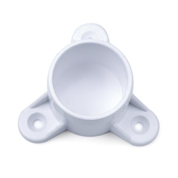 247Garden 1 in. PVC Table Screw Cap Fitting - ASTM SCH40 Furniture-Grade