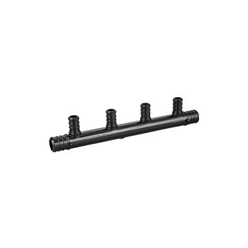 247Garden Manifold 3/4" inlet, 1/2" outlet, 4-port open, ASTM F2159 PPSU PEX Fitting