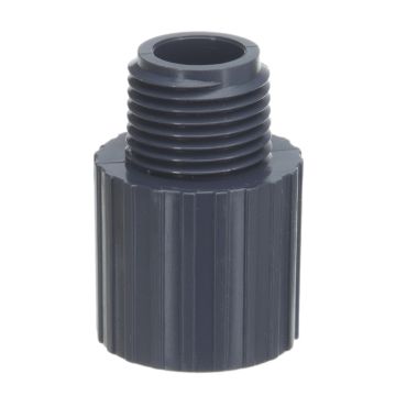 247Garden SCH80 PVC 1/2" Male Adapter for Schedule-80 High Pressure Liquid/Chemical Pipe Fitting (Socket x MPT-Threaded)
