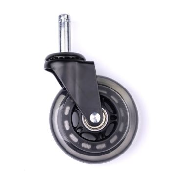 247Garden ASTM SCH40 PVC Caster and Wheel (Long Stem) 7/16" Diameter