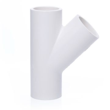 247Garden SCH40 PVC 3/4" Skew Tee 3-Way NSF Pipe Fitting