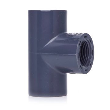 247Garden SCH80 1" Female Thread Tee for High Pressure PVC Applications