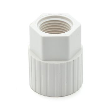 3/4 x 1/2 in. SCH40 PVC Reducing Female Adapter Schedule-40 Pipe Fitting NSF ASTM ANSI