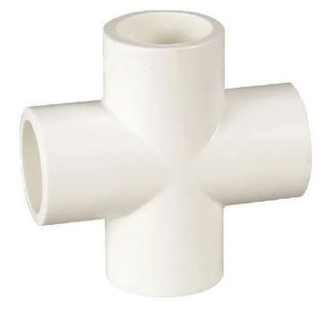 1 in. SCH40 PVC 4-Way Cross NSF Pipe Fitting