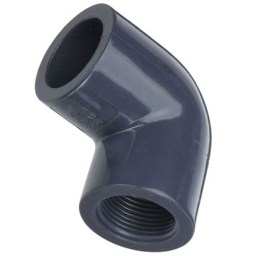 1/2 in. SCH80 PVC 90-Degree Female Threaded Elbow for Schedule-80 High Pressure Fitting (Socket x FPT Thread-Type)