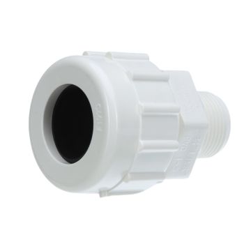 247Garden ERA 3/4" PVC Male Compression Adapter MPT NSF Pipe Fitting