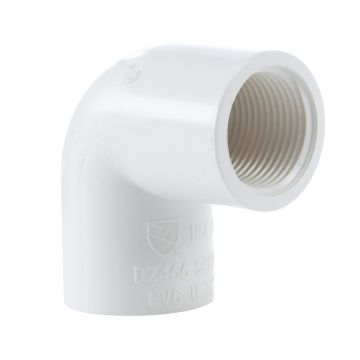 3/4 in. SCH40 PVC 90-Degree Female Threaded Elbow Schedule-40 Pipe Fitting (FPT x Socket)