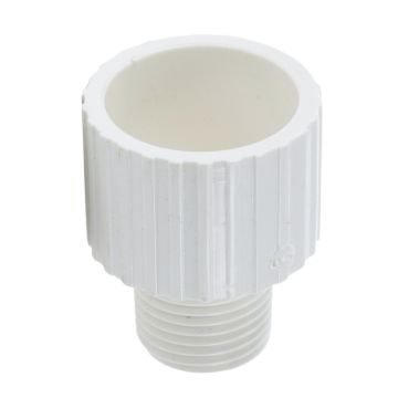 3/4 x 1/2 in. SCH40 PVC Reducing Male Adapter Schedule-40 Pipe Fitting NSF ASTM ANSI