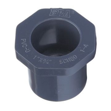 247Garden SCH80 PVC 1"x3/4" Reducing Ring/Bushing for Schedule-80 High Pressure Water/Chemical Pipe Fitting