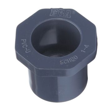 247Garden SCH80 PVC 3/4" x 1/2" Reducing Ring/Bushing Fitting for Schedule-80 High Pressure Water/Chemical Pipes