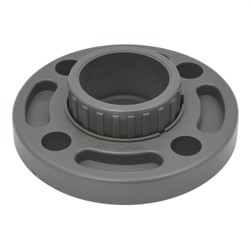 3 in. SCH-80 PVC Van Stone Flange 2-Piece ANSI/ASTM D2467 Socket-Type High Pressure Pipe Fitting