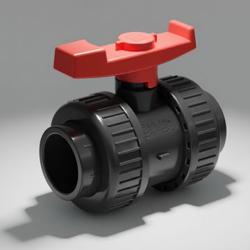 4 in. SCH40/80 PVC True Union Compact Ball Shut-off Valve Socket-Type ASTM/ANSI Certified