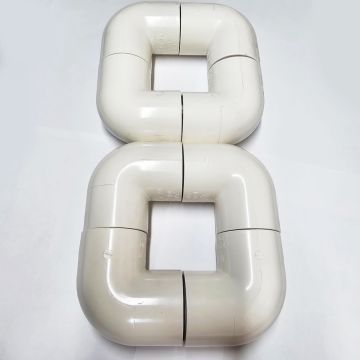 8-Pack 1-1/4 in. Schedule-40 PVC 90-Degree Elbows Pipe Fittings NSF SCH40 ASTM D2466 1.25"