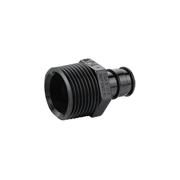 1/2" PEX-A x 3/4" NPT Male Adapter Plastic PPSU Cold Expansion Fitting ASTM F1960 NSF
