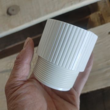 2 in. Schedule-40 PVC MPT x S Male Adapter Pipe Fitting NSF SCH40 ASTM D2466 2" NPT x Slip