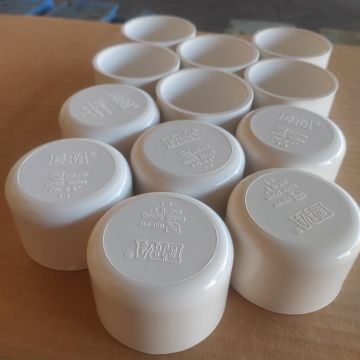 12-Pack 2 in. SCH-40 PVC End Caps/Plugs NSF ANSI ASTM D2466 2" Slip/Socket Pressure Fittings