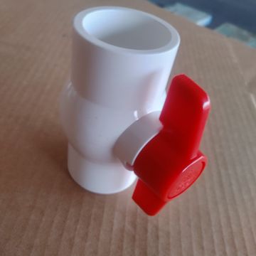 1-1/2 in. PVC Compact Ball Valve SxS Socket-Fitting for Sch40/80 Pipe Fittings