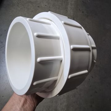 4 in. PVC Union w/ EPDM O-Ring Seal Schedule-40 Pipe/Repair Fitting Slip/Socket F1970 4"
