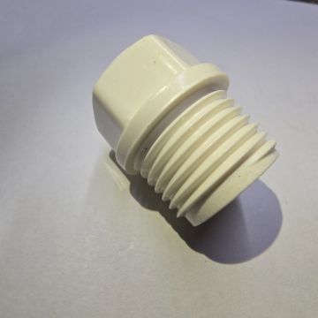 1/2 in. SCH40 PVC Male Thread Plug NSF Pipe Fitting
