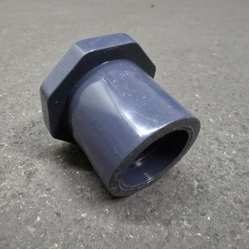 1 x 3/4 in. SCH80 PVC Reducing Ring/Bushing for Schedule-80 High Pressure Water/Chemical Pipe Fitting