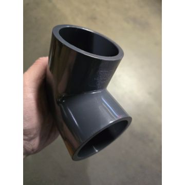 2 in. Schedule 80 PVC 90-Degree Elbow High Pressure Pipe Fitting NSF ASTM D2467 2" SCH-80 90° Socket