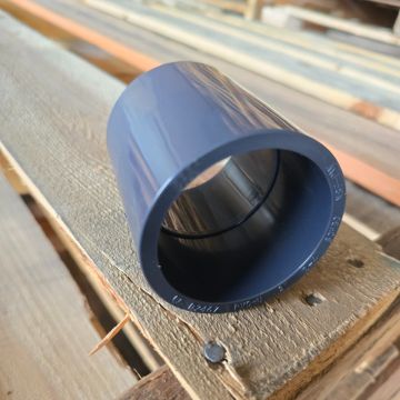 2 in. Schedule 80 PVC Coupling/Coupler Sch-80 Pipe Fitting (Socket) NSF ASTM D2467