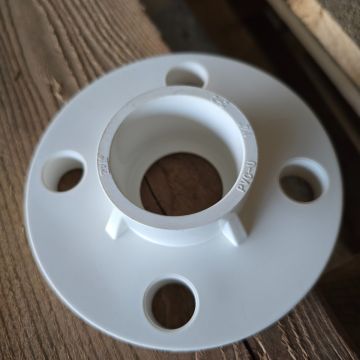 1-1/4 in. PVC TS Flange ASTM D2466 (Socket-Type Pipe Fitting)