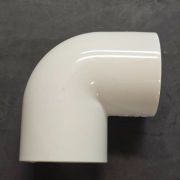 2-1/2 in. Schedule 40 PVC 90-Degree Elbow Pipe Fitting NSF SCH40 ASTM D2466 2.5" Socket 45PC/Box