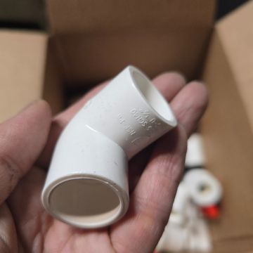 1/2 in. SCH40 PVC 90-Degree Elbow Schedule-40 Pipe Fitting NSF ASTM ANSI