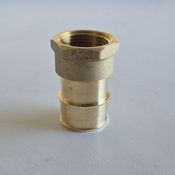 1 in. PEX-A x 3/4 in. NPT Female Adapter (NSF Lead Free Brass F1960  PEX Cold Expansion Fitting)