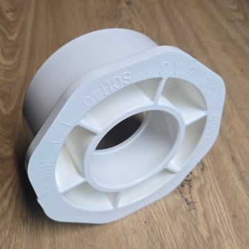 6 x 3 in. Schedule-40 PVC Reducing Ring/Reducer/Busher Pipe Fitting NSF SCH40 ASTM D2466 6" Spigot x 3" Socket