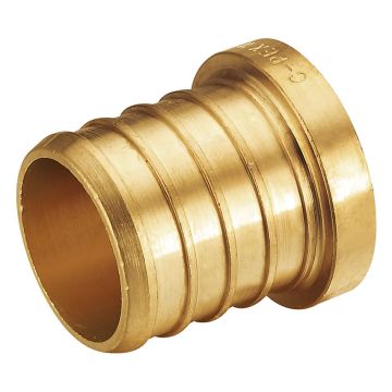 1/2 in. PEX-B Test Plug (Lead Free DZR Brass NSF F1807 PEX Crimp Fitting)