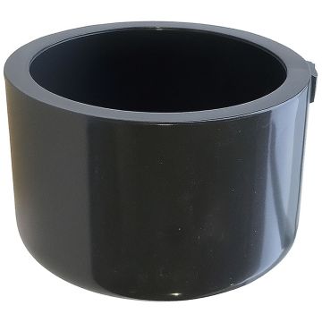 2-1/2 in. SCH-80 PVC Cap/End Plug High Pressure Pipe Fitting Slip/Socket Connection NSF ASTM D2467 2.5"