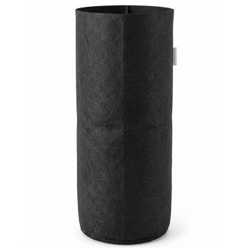 247Garden 4-Gallon Skinny Tall Black Fabric Pot/Deep Aeration Plant Grow Bag 8D x 18.5H