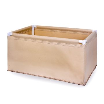247Garden 2X3 PVC Frame Fabric Grow Bed/Raised Vegetable Flower Garden Bag (45-Gallon Tan)