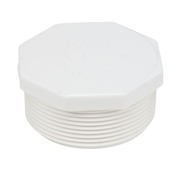 2 in. SCH40 PVC Male Thread Plug NSF Schedule-40 Pipe Fitting