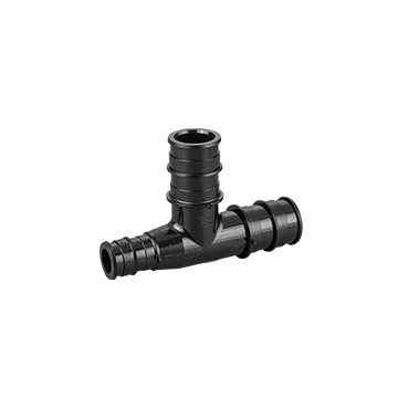 3/4" x 1/2" x 3/4" PEX-A Tee Cold Expansion PPSU Plastic PEX Fitting ASTM F1960 NSF