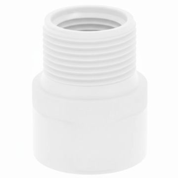 3/4 in Schedule-40 PVC Coupling FPT x FPT SCH40 Pipe Fitting NSF-Listed Female-Threaded Coupler