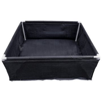 247Garden 3X3 Aeration Fabric Grow Bed/Raised Vegetable Flower Garden (67-Gallon Black) BAG ONLY w/NO PVC PARTS