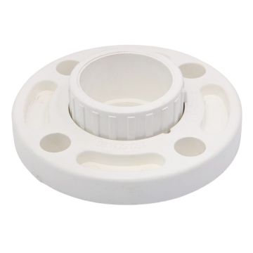 2 in. SCH-80 PVC Van Stone Flange 2-Piece ANSI/ASTM D2467 Socket-Type High Pressure Pipe Fitting 2"