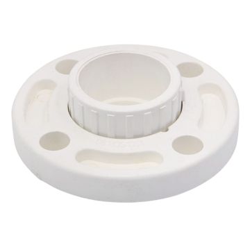 2-1/2 in. SCH-80 PVC Van Stone Flange ASTM Socket-Type Pipe Fitting 2.5" ASTM D2467 Two-Piece High Pressure Fittings